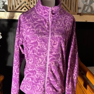 Cabela's Purple Patterned Teddy Jacket